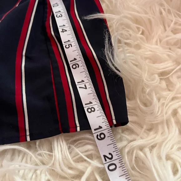 Banana Republic A-Line Pleated Striped Skirt Size 4 - Picture 5 of 5